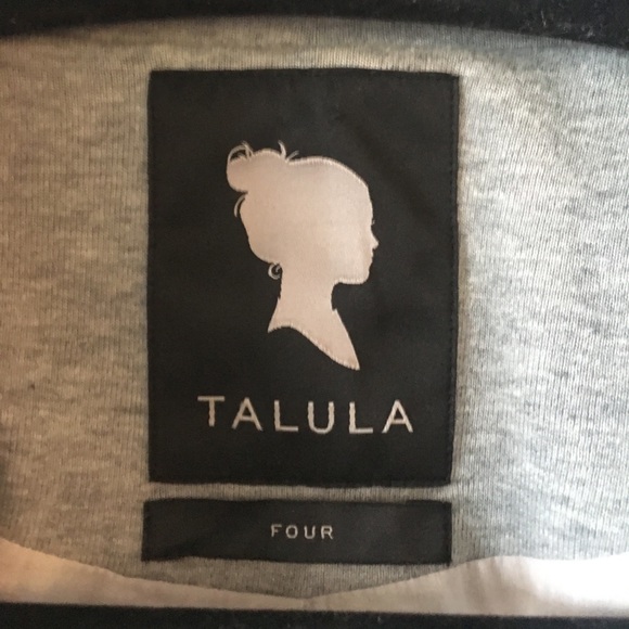 Aritzia Talula Grey Jersey Blazer Size 4 GUC - Picture 3 of 4